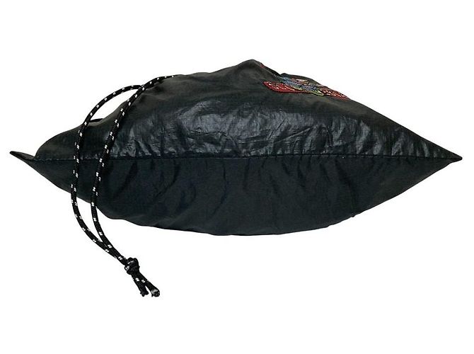Autre Marque Olleborebla Alberobello Nylon Shoulder Pouch Schwarz - Ansicht 5