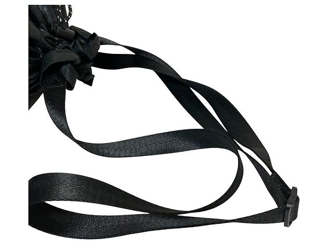 Autre Marque Olleborebla Alberobello Nylon Shoulder Pouch Schwarz - Ansicht 8