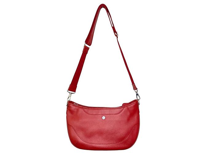 Autre Marque Borsa a tracolla PELLE MORBIDA Maiden Voyage Rosso - vista 6