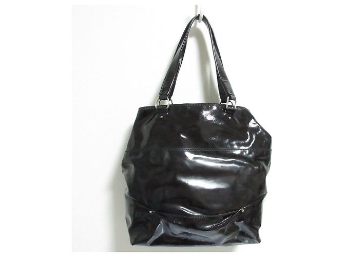 Céline Borsa Tote Celine con catena smaltata Nero - vista 2