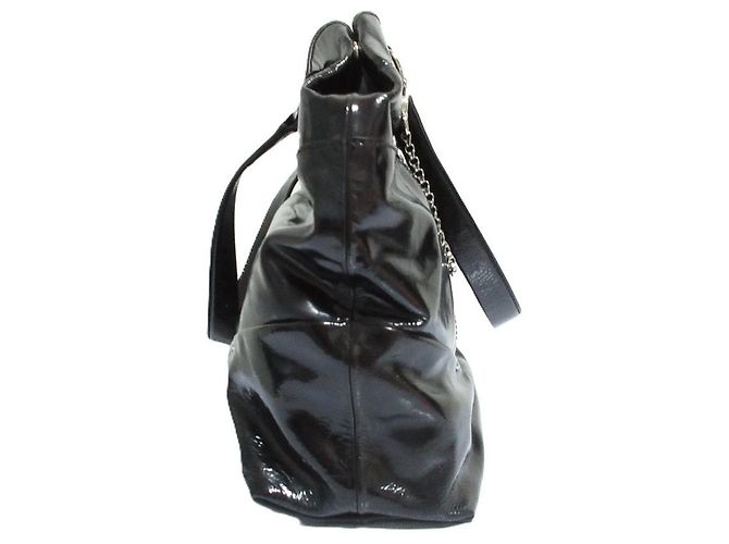 Céline Borsa Tote Celine con catena smaltata Nero - vista 3