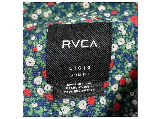 Autre Marque RVCA Blumenhemd Grün - Ansicht 5