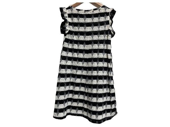 Autre Marque Max&Co. Crochet-Strickkleid Weiß - Ansicht 2