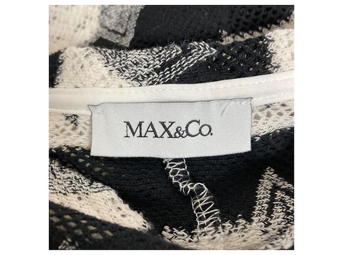 Autre Marque Max&Co. Crochet-Strickkleid Weiß - Ansicht 4