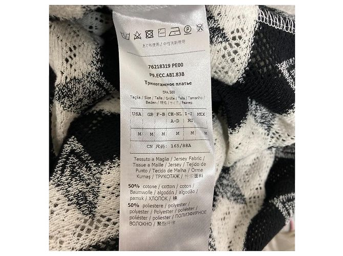 Autre Marque Max&Co. Crochet-Strickkleid Weiß - Ansicht 5