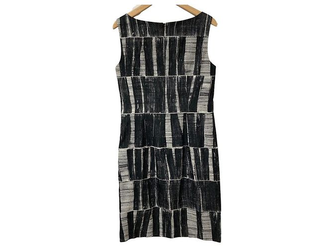 Abito senza maniche Max Mara Marrone Nero - vista 2