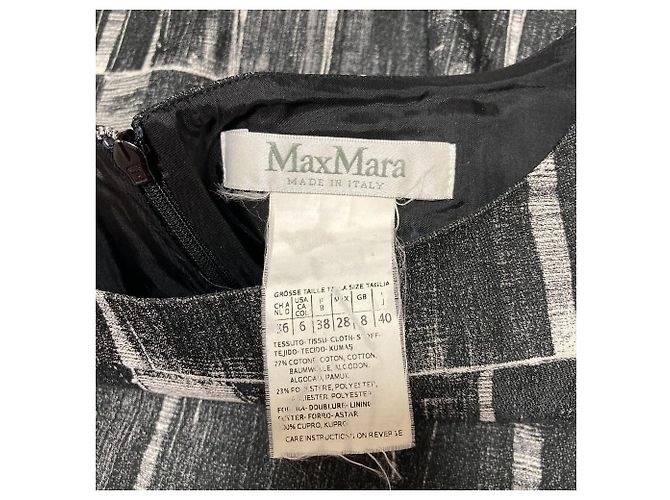 Abito senza maniche Max Mara Marrone Nero - vista 6