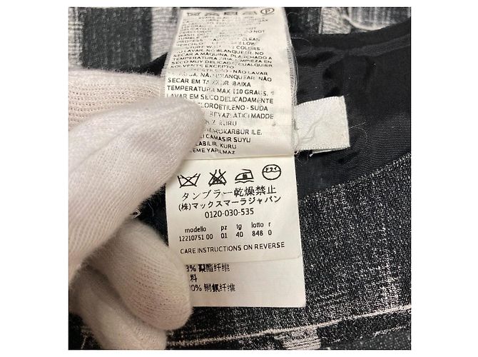 Abito senza maniche Max Mara Marrone Nero - vista 8