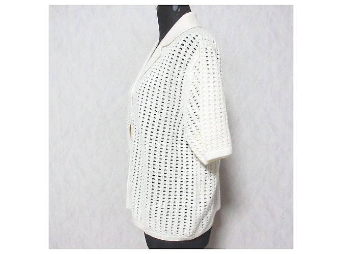 Camisa de malha Theory SHRUNKEN CAMP SH Branco Fora de branco - vista 3
