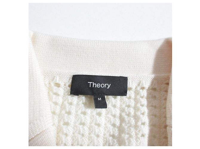 Camisa de malha Theory SHRUNKEN CAMP SH Branco Fora de branco - vista 5