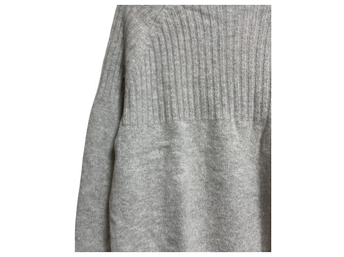 Autre Marque Pulôver de malha comprimento médio Kumikyoku Wool Fox Marrom - vista 3
