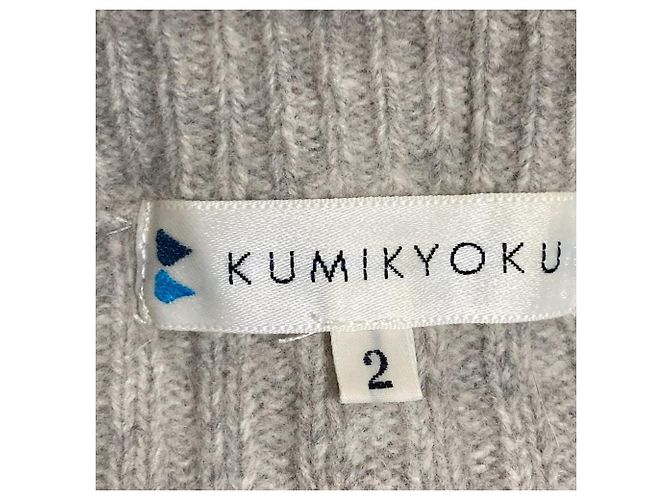 Autre Marque Pulôver de malha comprimento médio Kumikyoku Wool Fox Marrom - vista 4