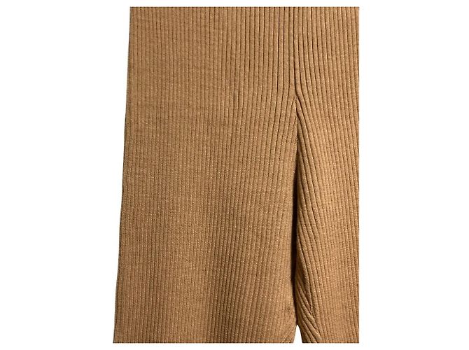 Autre Marque 23ku Rippstrick-Hose Braun Kamel - Ansicht 3