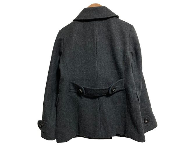 Autre Marque Abrigo de Melton Deuxieme Classe Castaño - vista 2