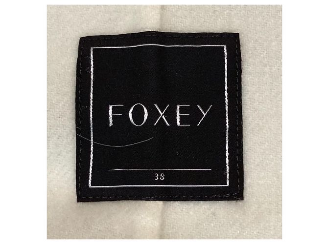 Autre Marque Abrigo largo con capucha de cachemira y piel de zorro FOXEY Castaño - vista 5