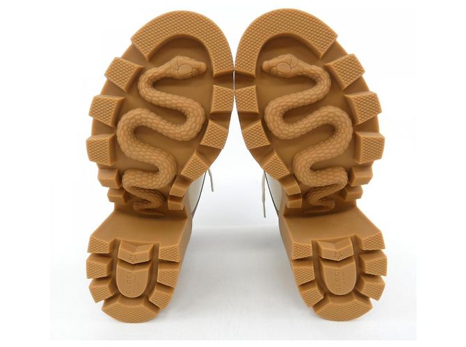 Gucci GG Supreme Boots Braun Beige - Ansicht 4
