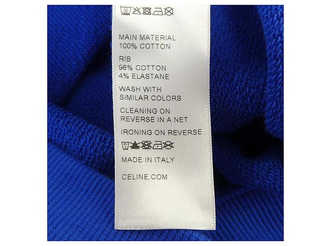 Céline Sweat à capuche Celine Bleu - vue 3
