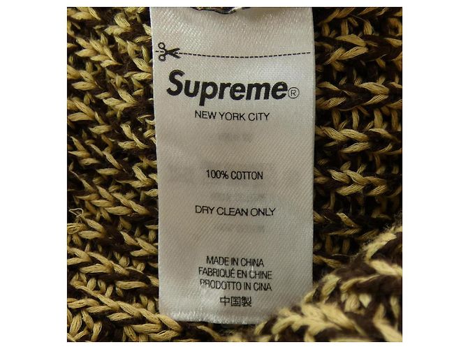 Camisola de malha canelada Melange Supreme Marrom - vista 3