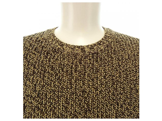 Camisola de malha canelada Melange Supreme Marrom - vista 5
