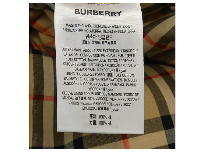 Burberry Trench Coat Trench Coat Beige - vista 3