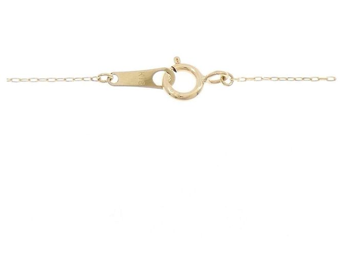 Autre Marque Au750 Cross Diamond Necklace Golden - view 5