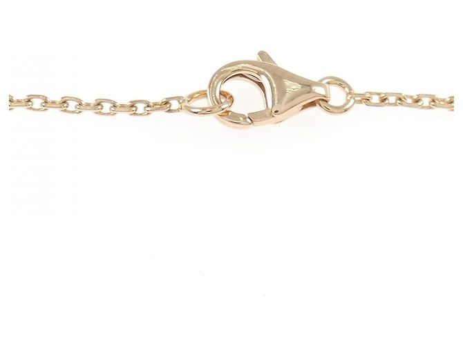 Collana Van Cleef & Arpels Vintage Alhambra 750 Pink Gold D'oro - vista 5