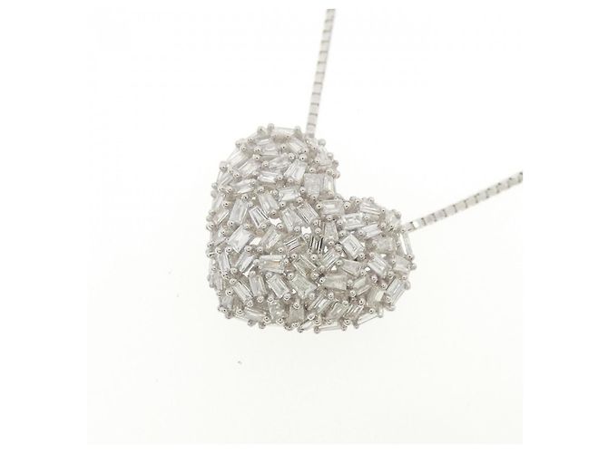 Autre Marque Collana in oro bianco Au750 e diamanti Argento - vista 3