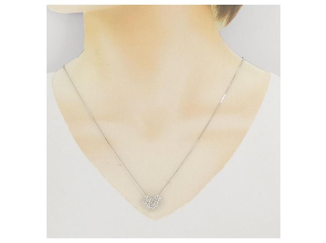 Autre Marque Collana in oro bianco Au750 e diamanti Argento - vista 6