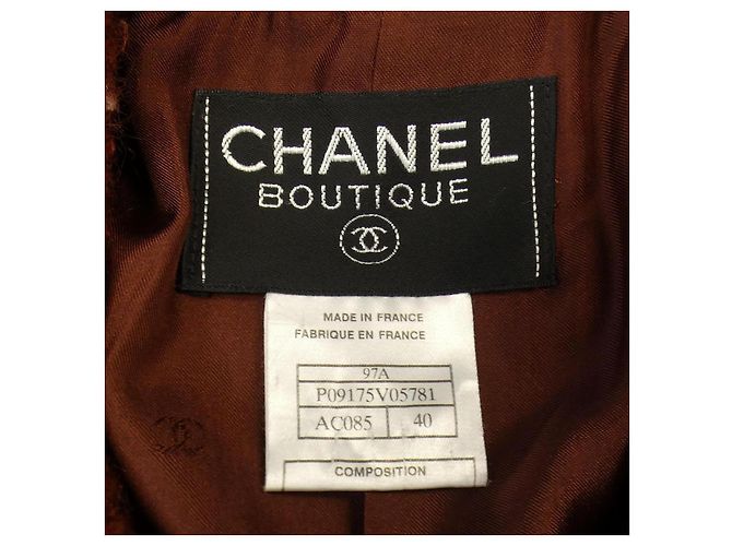 Giacca Chanel P09175V05781 97A Marrone - vista 4