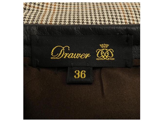 Autre Marque Falda Other Drawer Skirt Beige - vista 4