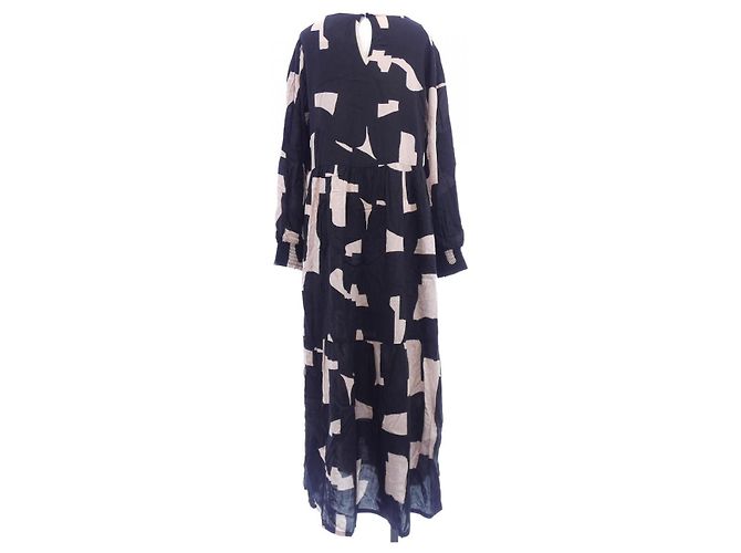 Autre Marque Vestido COMPANIA FANTASTICA Negro Rosa - vista 2