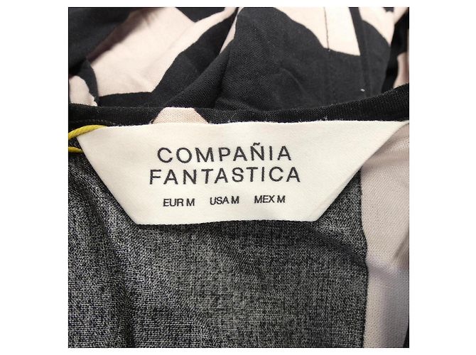 Autre Marque Vestido COMPANIA FANTASTICA Negro Rosa - vista 4