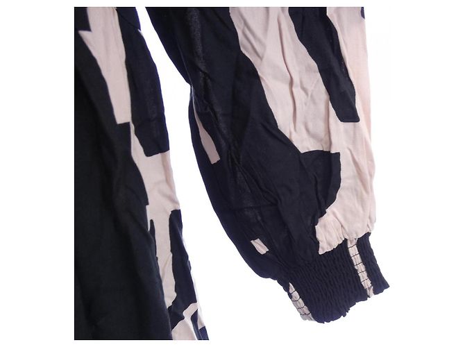 Autre Marque Vestido COMPANIA FANTASTICA Negro Rosa - vista 6