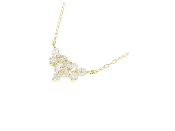 Autre Marque Collar de diamantes Au750 Dorado - view 3