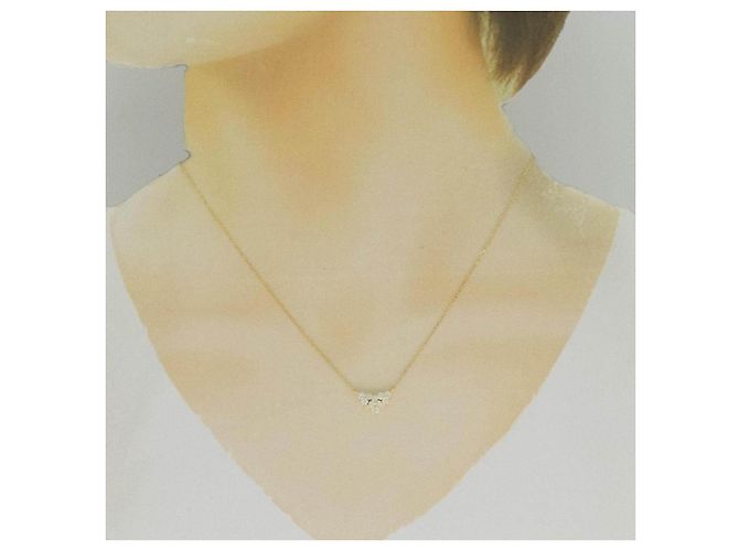 Autre Marque Collar de diamantes Au750 Dorado - view 6
