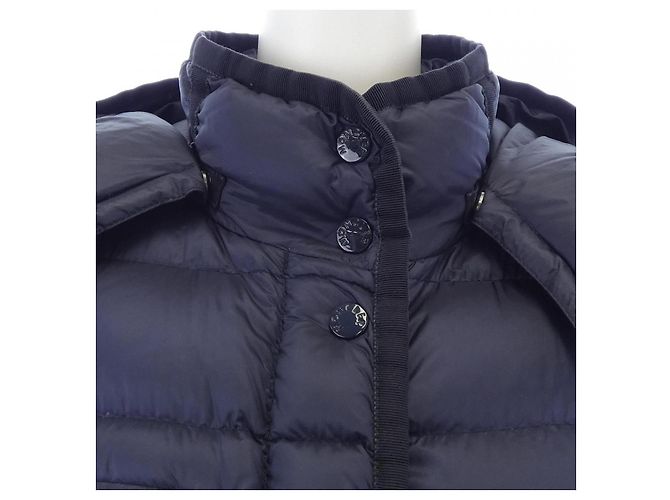 Abrigo de plumón Moncler HERMINE 53048 Azul Azul marino - vista 6