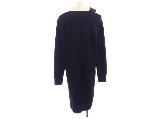 Hermès Vestido de cashmere Hermes 4H2541D134 Negro - vista 2