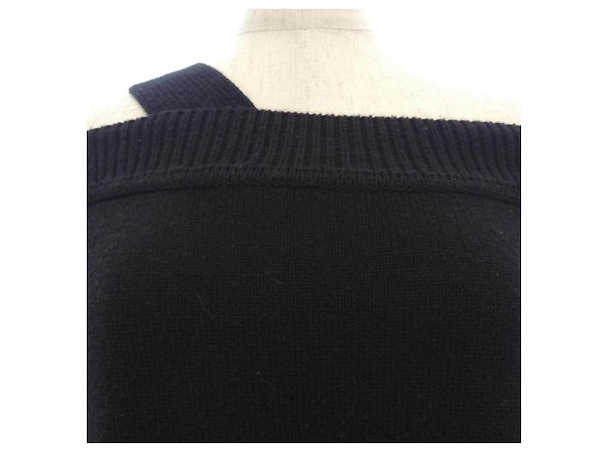 Hermès Vestido de cashmere Hermes 4H2541D134 Negro - vista 5