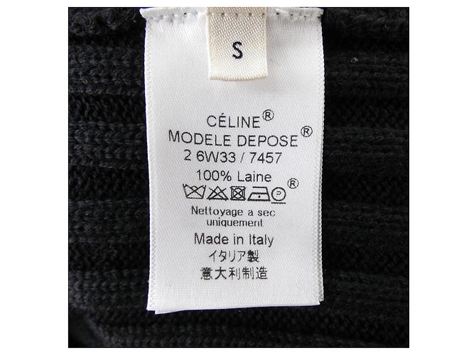 Céline Maglieria Celine Nero - vista 3