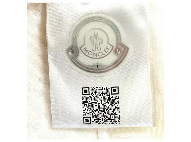 Saia de algodão tweed Moncler Branco Cru - vista 13