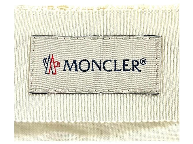 Saia de algodão tweed Moncler Branco Cru - vista 9