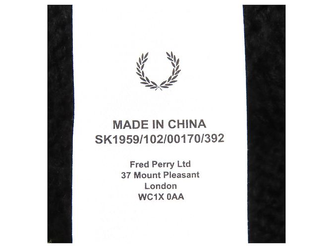 Malhas Raf Simons Fred Perry Preto Amarelo - vista 6