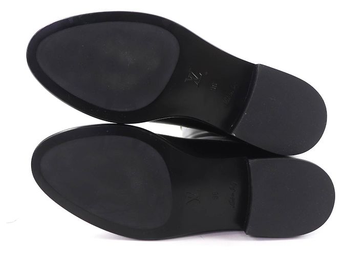 Stivali alti in pelle Louis Vuitton Nero - vista 6