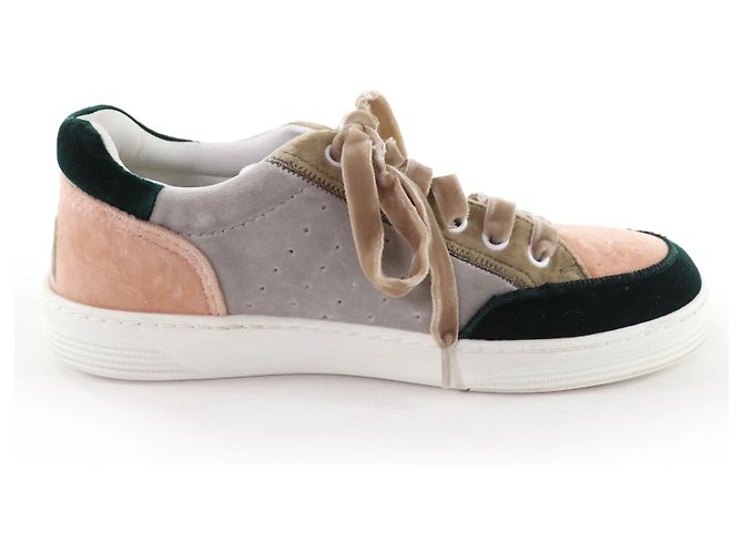 Sneakers in velluto CHANEL Multicolore - vista 5