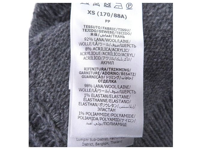 Cárdigan de lana Gucci logo Jumbo GG Castaño - vista 7