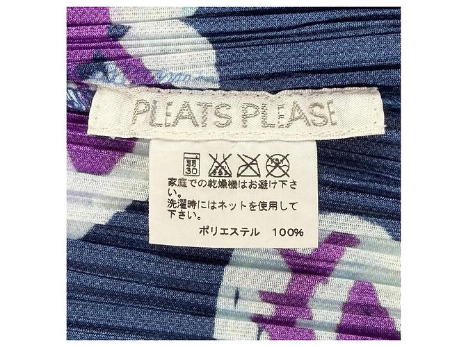 Issey Miyake Cárdigan de poliéster PLEATS PLEASE Azul Azul marino - vista 7
