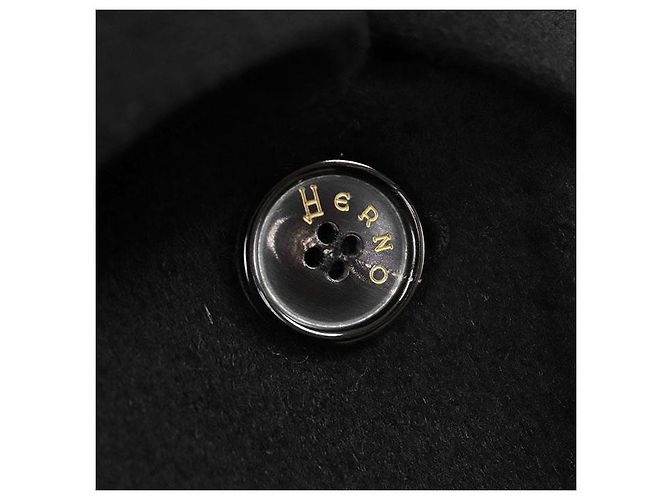 Autre Marque Casaco Herno de lã e cashmere leve Preto - vista 3