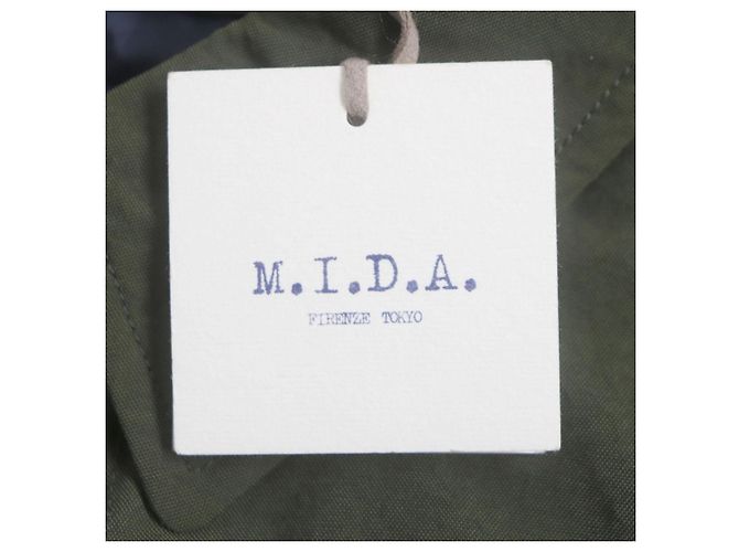 Autre Marque M.I.D.A 2way Nylon Down Coat Green Khaki - view 12