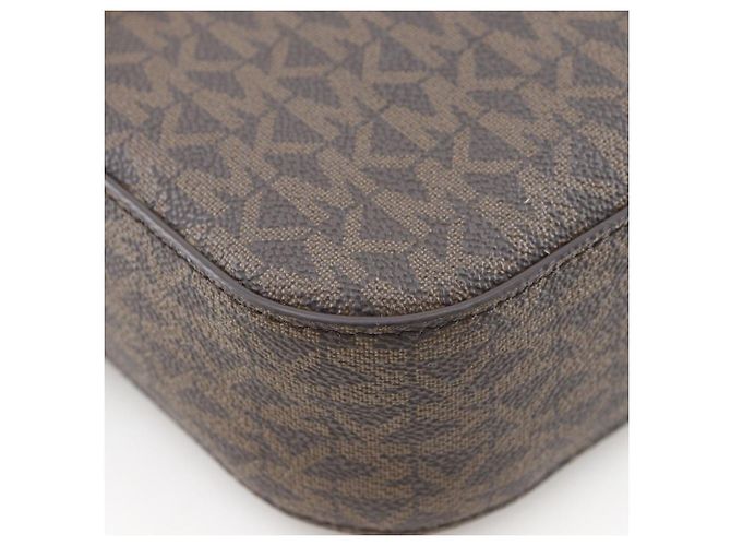 Michael Kors Jet Set PVC Schultertasche Braun - Ansicht 4