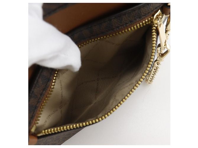 Michael Kors Jet Set PVC Schultertasche Braun - Ansicht 8